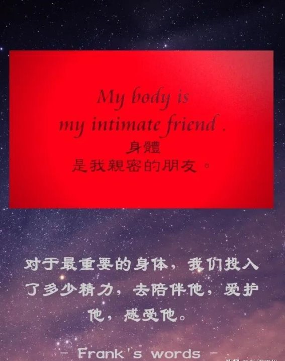 了解身体的每一部分，掌握健康的密码