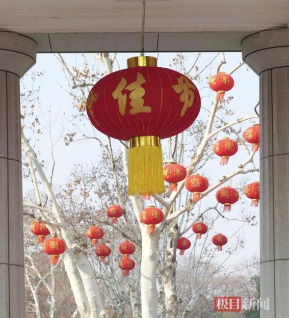 武汉中山公园春节氛围满溢