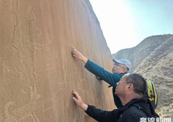 甘肃白银平川区新发现两处岩画，动物图案生动展现古代生活