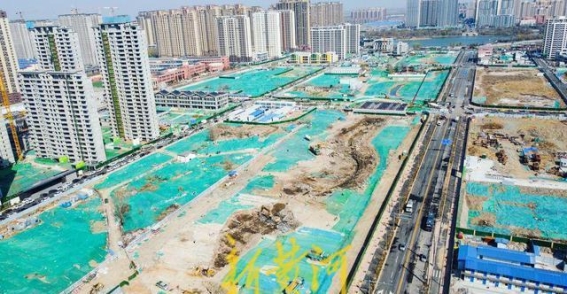 济南北湖片区新河道建设启动，三座跨河桥同步建设