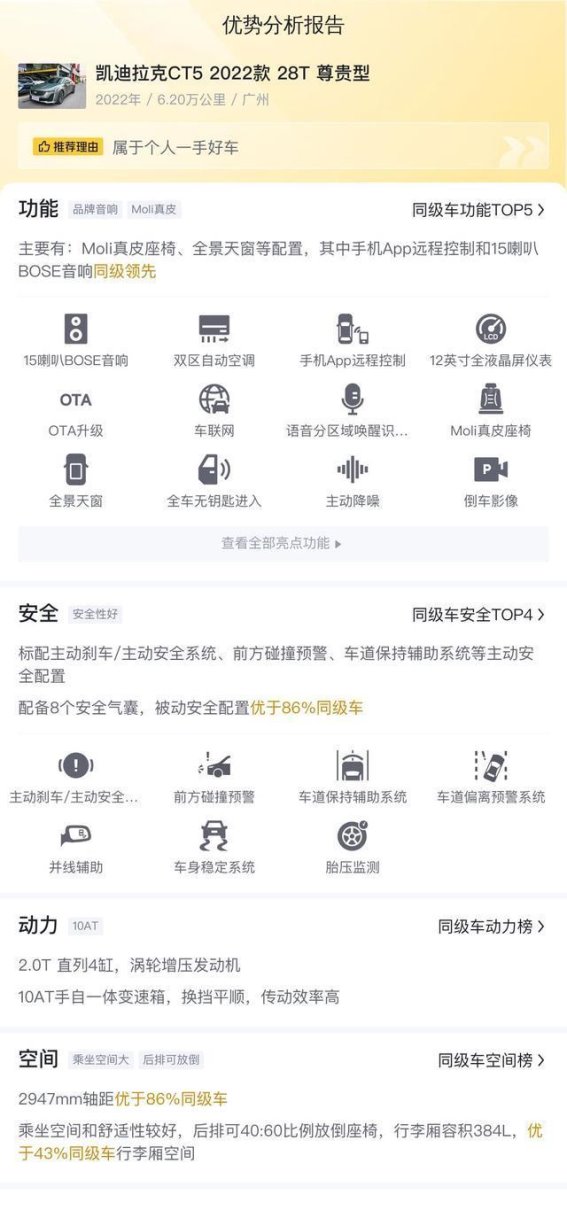 16万圆你豪华梦，2022款凯迪拉克CT5，7.3秒破百！