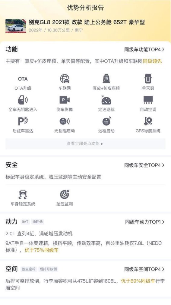2021款别克GL8：豪华商务MPV的二手车市场分析