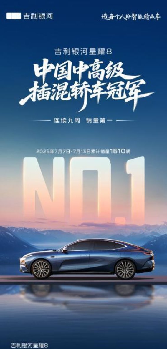 吉利银河星耀8：安全新标杆，电混轿车的未来
