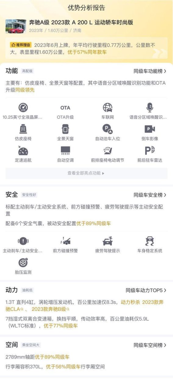 15万预算，奔驰A级二手车性价比如何？