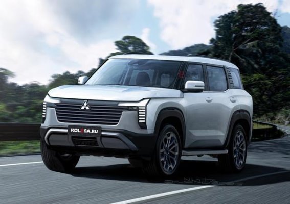 全新三菱帕杰罗劲畅渲染图曝光：设计全面升级 尺寸更显硬派本色