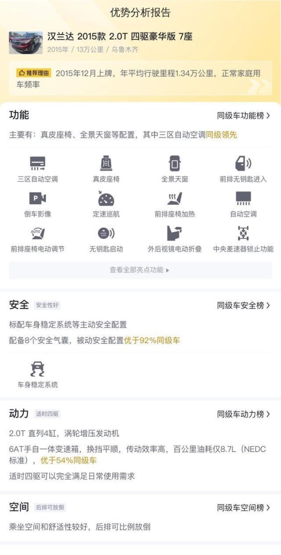 奶爸必看：15款汉兰达2.0T四驱7座，13万公里10.99万带回家