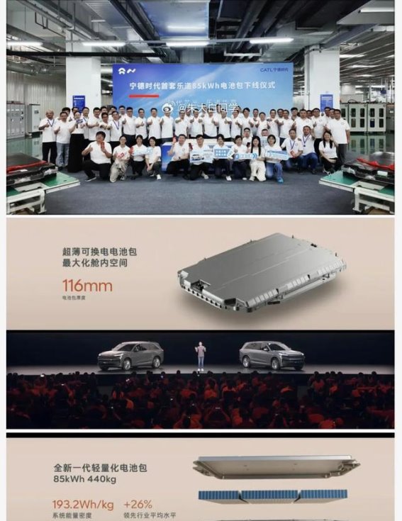 宁德时代85度电池赋能乐道L90：换电模式的核心优势