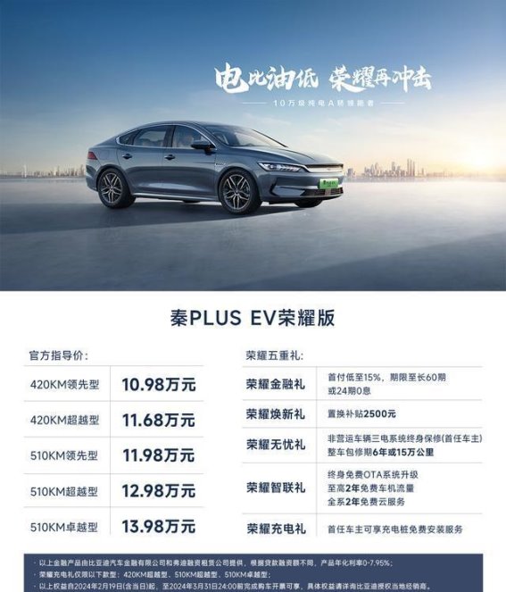 秦PLUS荣耀版震撼登场，引领电动与混动家轿新时代