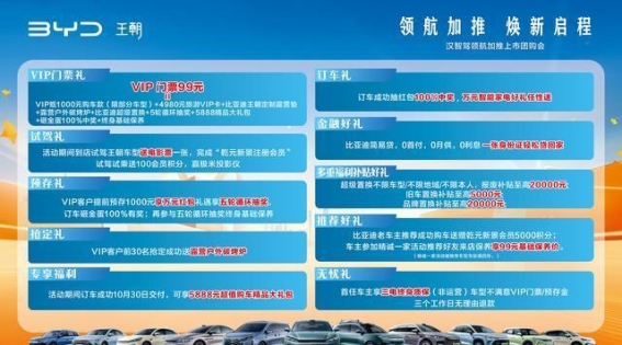 汉智驾领航加推上市团购会，十重礼遇为您的驾乘焕新加码